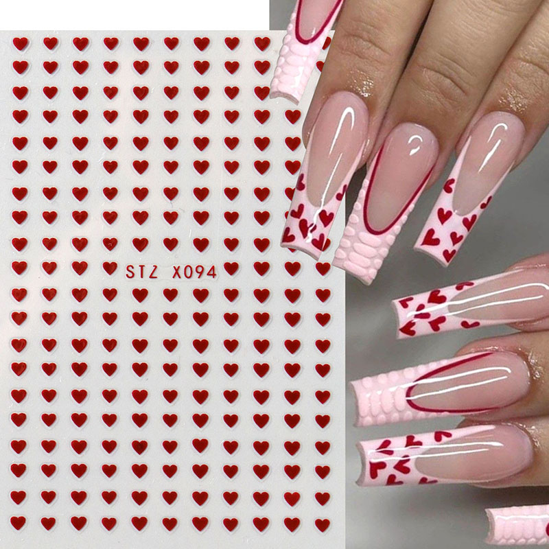 2 pezzi mini amore cuore nail  - Nail Art Valentine recensione e prezzo
