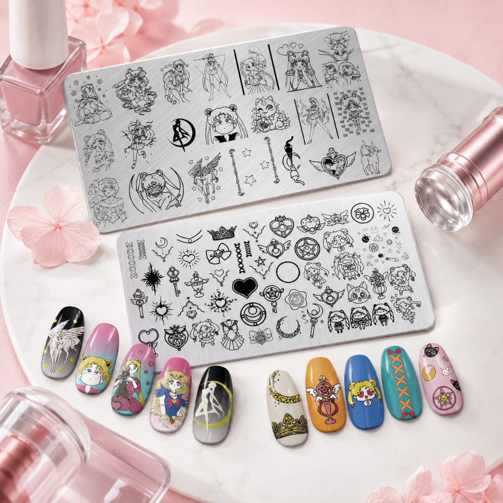 Placca per Stamping Unghie Sai - Nail Art Maroon recensione e prezzo