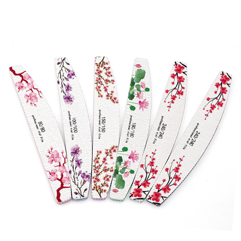 50 pezzi 80-240 grana mezzalun - Nail Art Maroon recensione e prezzo