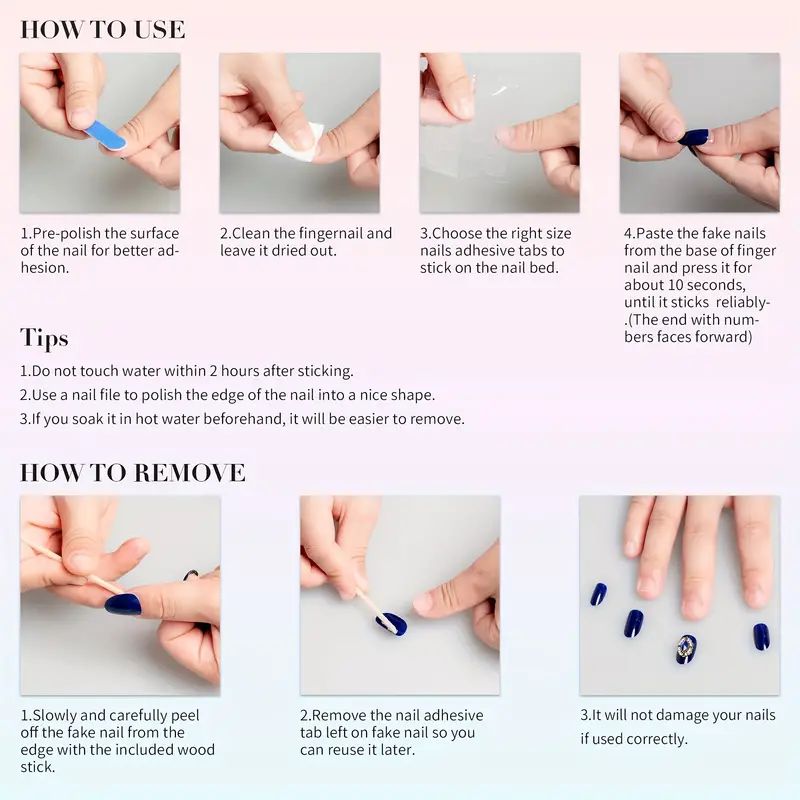 10 Pezzi di Unghie Finte di Lu - Nail Adhesive Tab recensione e prezzo
