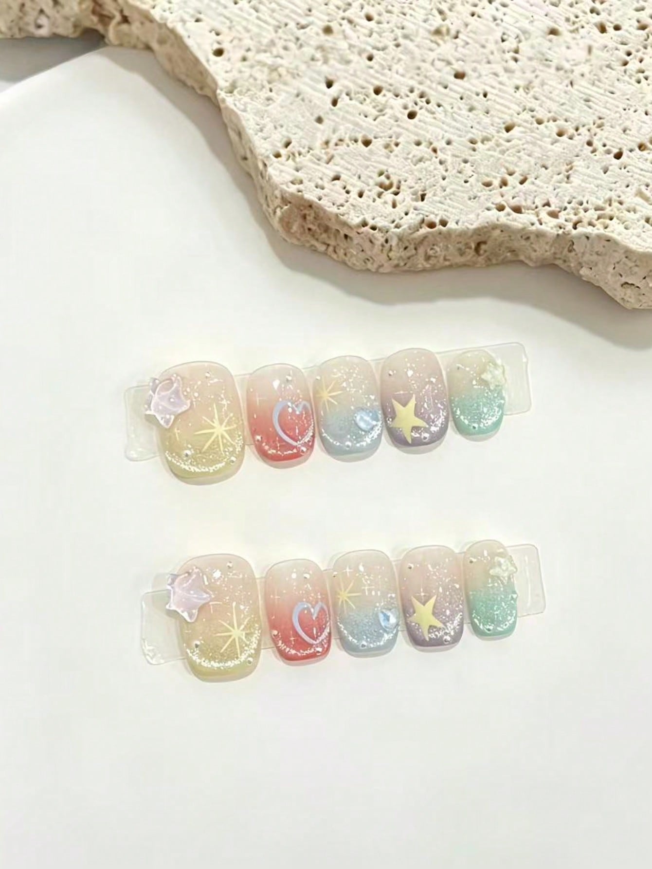 Set di 10 Unghie Finte a Press - Nail Art Maroon recensione e prezzo