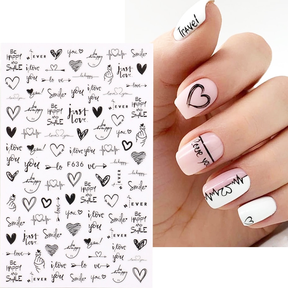 2 pezzi Heart Love Design 3D N - Nail Art Valentine recensione e prezzo