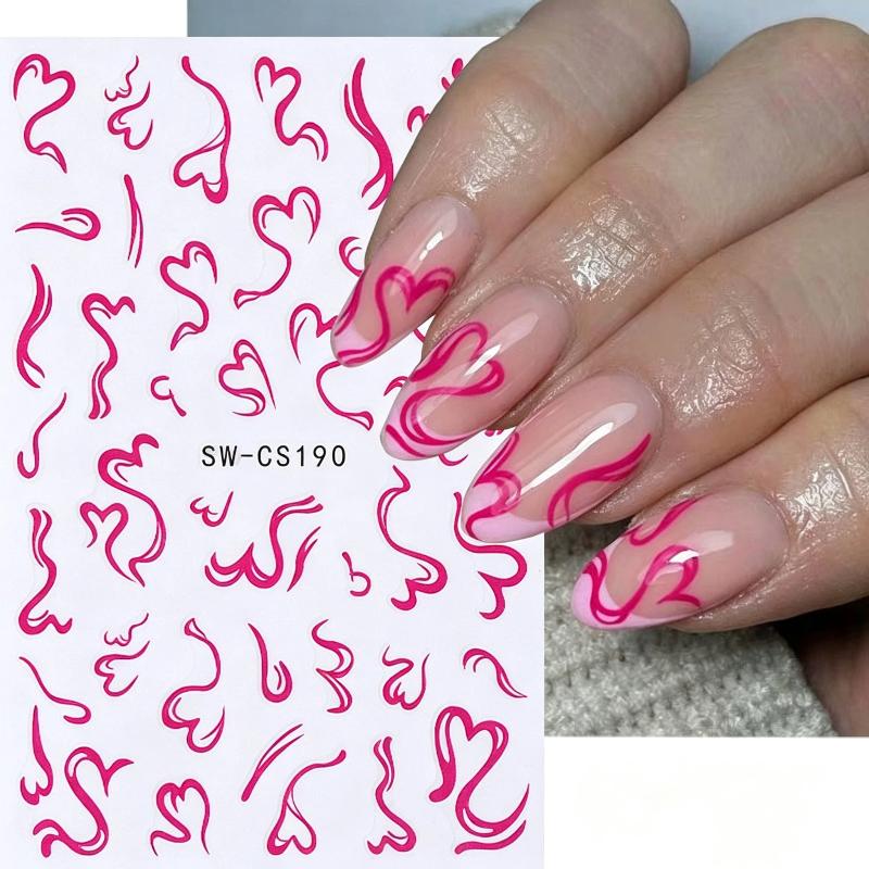 2 Fogli di Adesivi per Unghie  - Nail Art Valentine recensione e prezzo