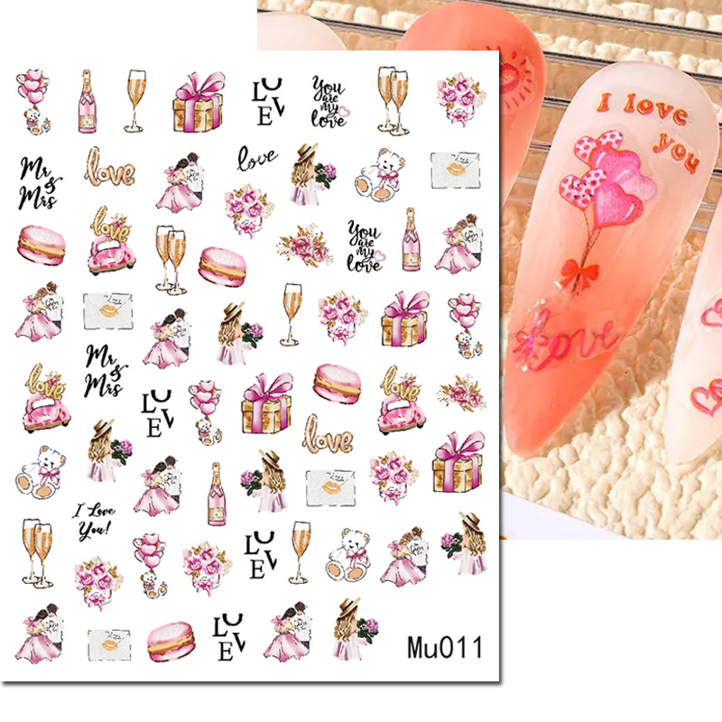 3d Nail Art Slider Adesivi San - Nail Art Valentine recensione e prezzo
