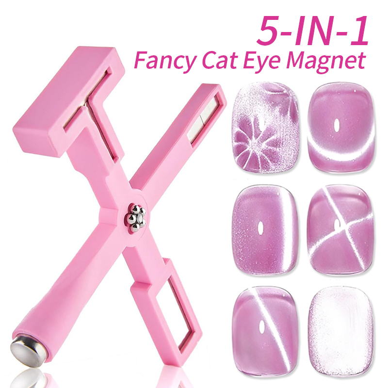 Magnete per Unghie 5 in 1 con  - Nail Art Maroon recensione e prezzo